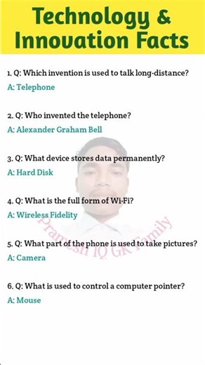 💡 Amazing Technology & Innovation Facts That Will Blow Your Mind! 🤖🚀 #shorts #technology #gkshorts