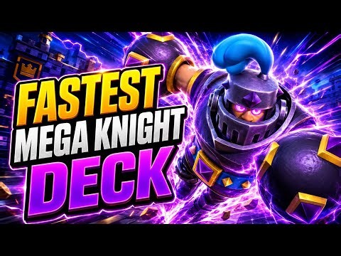 Fastest Mega Knight Deck in Clash Royale?!