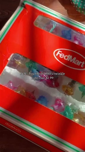 When you find vintage Christmas twinkle lights from the thrift store for $1.99 🥹🎄✨♥️ #vintagechristmas #Christmasreel #christmaslights #christmaslights🎄 #christmasdecorating #christmasdecor #christmasmagic | The Holiday Classics