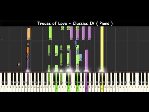 Traces of Love - Classics IV [ piano, Tutorials, chords, notations, cover ]