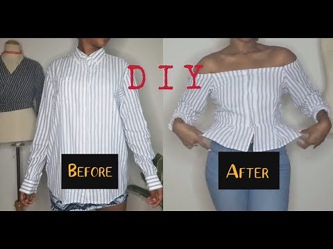 DIY: Transformation chemise homme