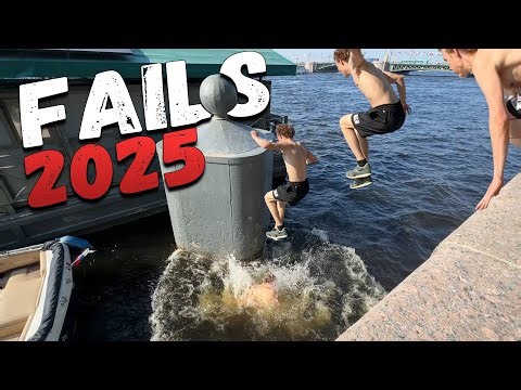 ТОП 5 ПАРКУР ПАДЕНИЙ 2025 (Parkour Fails 2025)