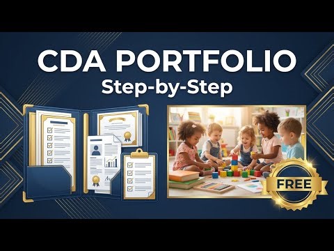 CDA Portfolio Guide 2026: Build Your Professional Portfolio Step by Step (FREE)