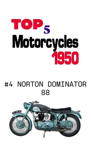 TOP 5 Motorbikes from 1950.