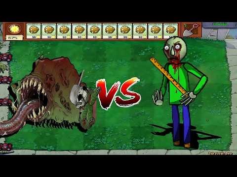 Plants Vs Zombies Hack - Horror Horrible zombies vs Baldi zombies