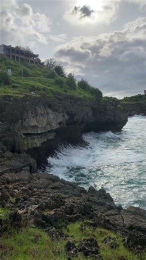 Standing at the edge of the world, where the cliffs meet the endless blue #ocean #beach #waves #usa