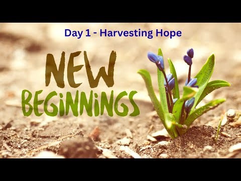 New Beginnings How to start over after Grief | Harvesting Hope - Day 1 #startingover #healing #hope