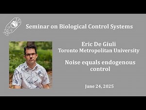 Eric De Giuli: Noise equals endogenous control