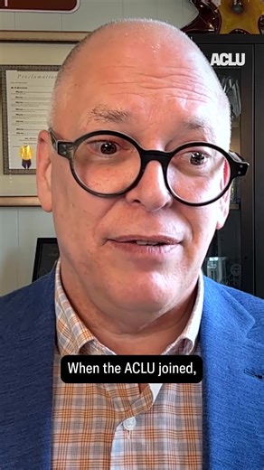 When our plaintiff Jim Obergefell lost his husband John, he simply wanted to be listed as his spouse on John’s death certificate. Ten years ago today, Jim won at the Supreme Court in our monumental case, Obergefell v. Hodges, that brought marriage equality for same-sex couples to all 50 states. | ACLU