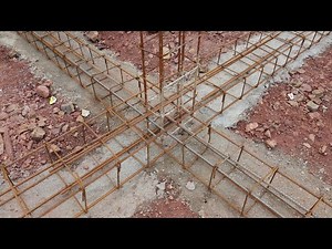 Plinth and ground beam reinforcement details method