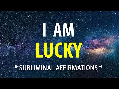 🎧 SUBLIMINAL 🎧 - 🍀 GOOD LUCK Affirmations