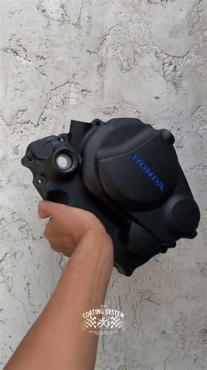 Engine Logo Restoration with Powder Coating – Clean, Sharp, and Durable Finish! #mechanic #diy