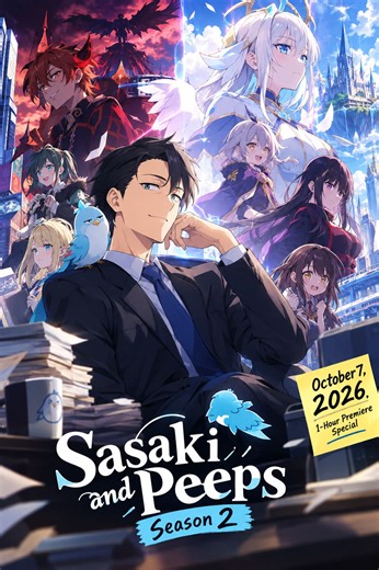 Sasaki and Peeps Season 2 Release Date, Trailer, Visual, and 1-Hour Premiere Special Detailed - Mystiqora