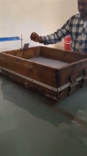 PAPER RECYCLING PROCESS ♻️#uok kota #ecofriendly #ReduceReuseRecycle#WasteToWealth#GoGreen