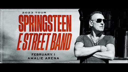 Tampa! Excited to return with The E Street Band at Amalie Arena on February 1, 2023. Register for the Ticketmaster Verified Fan On-Sale now through Sunday, July 17 for your chance to buy tickets on Wednesday, July 20 at 10 am. | Bruce Springsteen