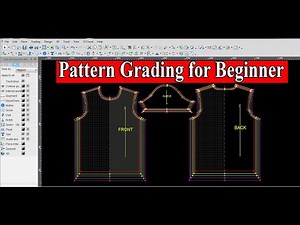 T Shirt Grading | Pattern Grading For Beginner | How to Grade | Optitex Software | Bangla Video