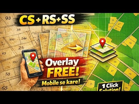 CS RS SS Map Overlay from Mobile | Without Software Free Method