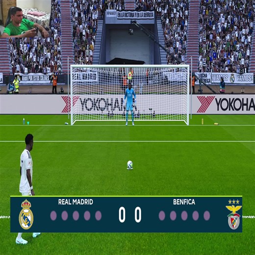 Real Madrid x Benfica: Emoção nos Pênaltis no PES 2021