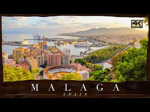 Malaga ● Spain 🇪🇸 【4K】 Aerial Cinematic Drone