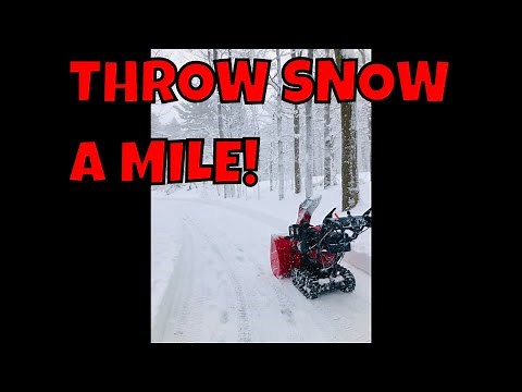 HOW TO Make Your HONDA Snowblower THROW Further With DIY Impeller Kit!