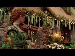 A Celtic Moment ~ Violin Amidst Stone Cottages & Irish Culture Alive