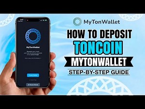 How to Deposit Toncoin $TON on MyTonWallet: Step-by-Step Guide for Beginners ✅