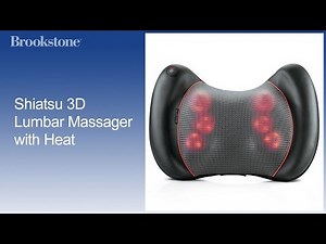 Shiatsu 3D Lumbar Massager with Heat