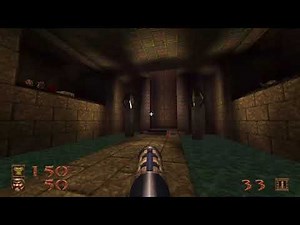 Quake (2021 remaster) E1M4 100% Nightmare