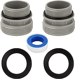 PalpitateC 2 Pack 4560 Pool Hose Conversion Kit Compatible with Intex Pool Filter Pump Hose Adapter fit for Intex 40mm to 1 1/2 Inch Conversion Kit