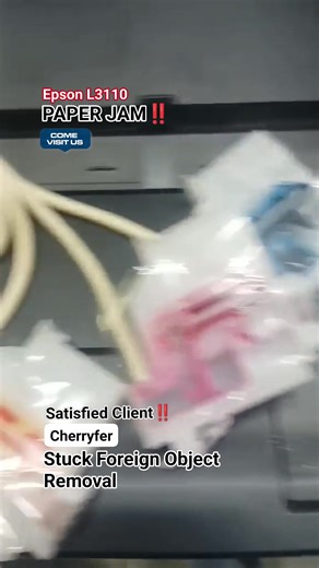 Epson L3110 (X9P031059) Paper Jam. Stuck Foreign Object Removed | Manual Ink Flushing | Printerhead Unclogging | Waste InkPad Counter Full Reset #EpsonL3110 #Epson #epsonprinter #PrinterRepair #paperjam #vtcomphonerorepairservices #CPrepair #vtcomphoneroshop #vtcomphoneromaragondonbranch | Van Eindree Torres | Facebook