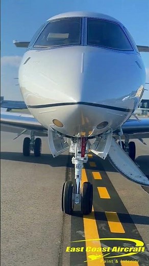 ✨ Hawker 800XP — Stripped & Painted by East Coast Aircraft ✈️