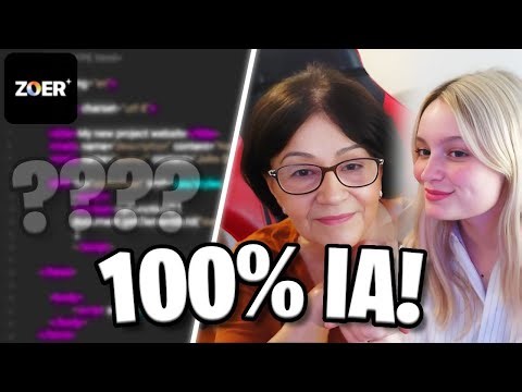 MY GRANDMOTHER CREATES A WEBSITE WITH AI??