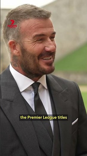 David Beckham made a knight by King Charles