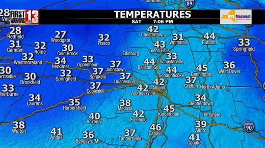 Black ice will be an increasing problem this evening as the temperature(s) continue to get closer to 32°. Flurries / snow showers pre-dawn Sunday morning will leave a coating to an inch of snow. Up to 2" in spots. | WNYT NewsChannel 13