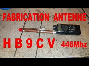 Fabrication antenne HB9CV 446Mhz