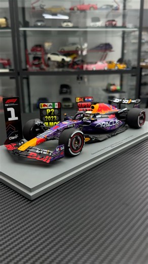 Unboxing oracle Red Bull Racing RB19 Winner Las Vegas GP 2023 Max Verstappen F1 Model Car #diecast