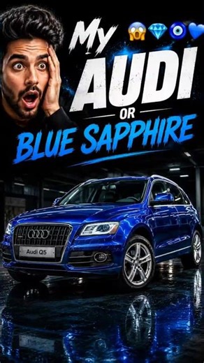 12 years old… but still shining like a blue sapphire 💙💎🧿💎💙🧿✨✨#AudiIndia #CarDetailing #BlueSapphire