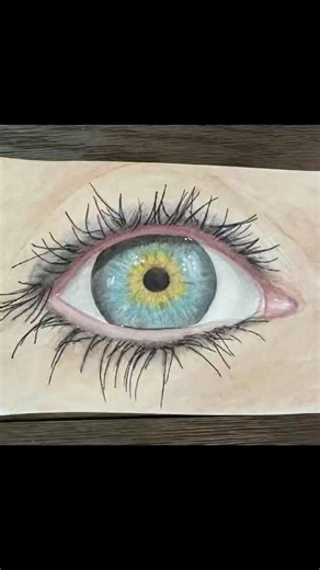 How to paint a Watercolor Eye Timelapse | Mesmerizing Process