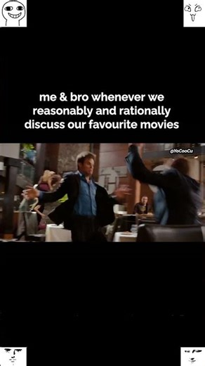 me & bro "discussing" good movies #shorts