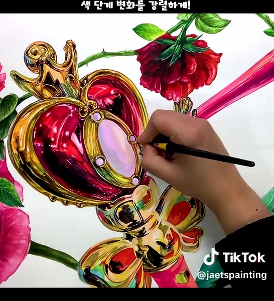 요술봉봉 채색하기! #재티 #jaet #기초디자인 #기디 #그림 #그림계정 #채색 #수채화 #요술봉 #일러스트 #watercolor #painting #drawing #illustration일러스트 #illustration #artwork #arttiktok #coloring