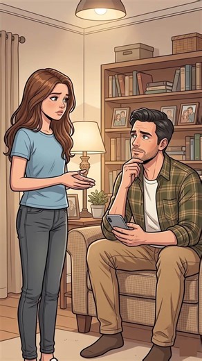 💬 English Dialogue: Father and Daughter — Permission to Visit Friend