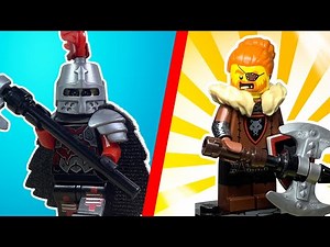 Upgrading LEGO Medieval Minifigures With Custom Weapons