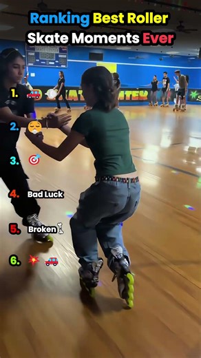 Ranking Craziest Roller Skate Fails! 😂📉 #RankItLOL