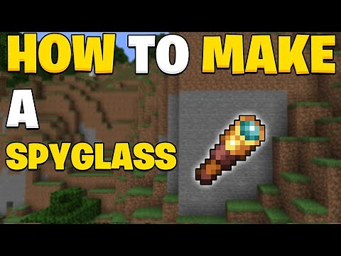 How to make a spyglass in Minecraft 1.21