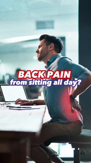 20K views · 376 reactions | Back pain while in your office? Take a...