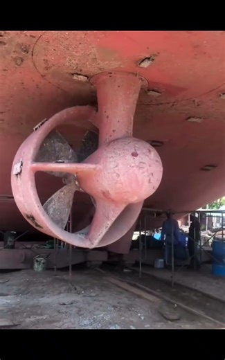 Testing Azimuth Thrusters During Drydock #azimuth #thrusters #drydock #shiprepair #tugboat #testing