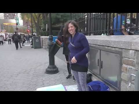 Luodong Gives Long Massage To White Woman On The Sidewalk