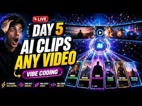 Day 5 - Vibe Coding a TikTok Automation Auto-Clipping App with Claude Code