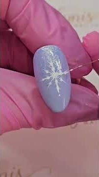 Schneeflöckchen Tutorial für deine Winternägel ❄️💅 Nailshop · nailmondo #nails #naildesign