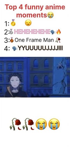 Top 4 funny anime moments 🤣 #anime